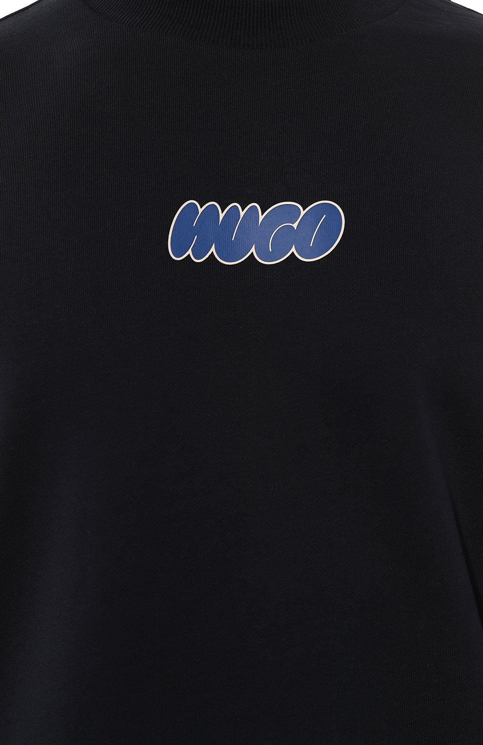 Хлопковый свитшот HUGO BLUE темно-синего цвета по цене 14550 руб., арт. 50523859, фото 5 Хлопковый свитшот HUGO BLUE, арт. 50523859, фото 5