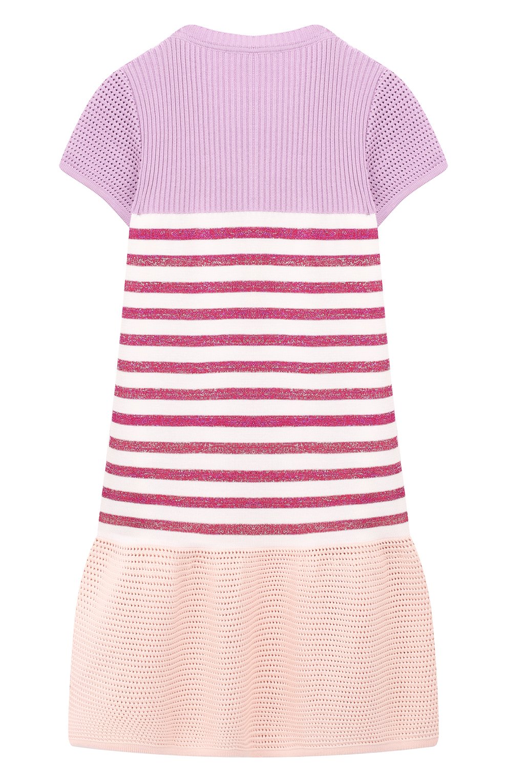 Платье из хлопка и шелка LORO PIANA сиреневого цвета по цене 71700 руб., арт. FAI4749, фото 2 Платье из хлопка и шелка LORO PIANA, арт. FAI4749, фото 2