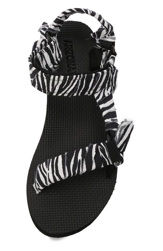 Текстильные сандалии Arizona Love Чёрный, белый, фото 6