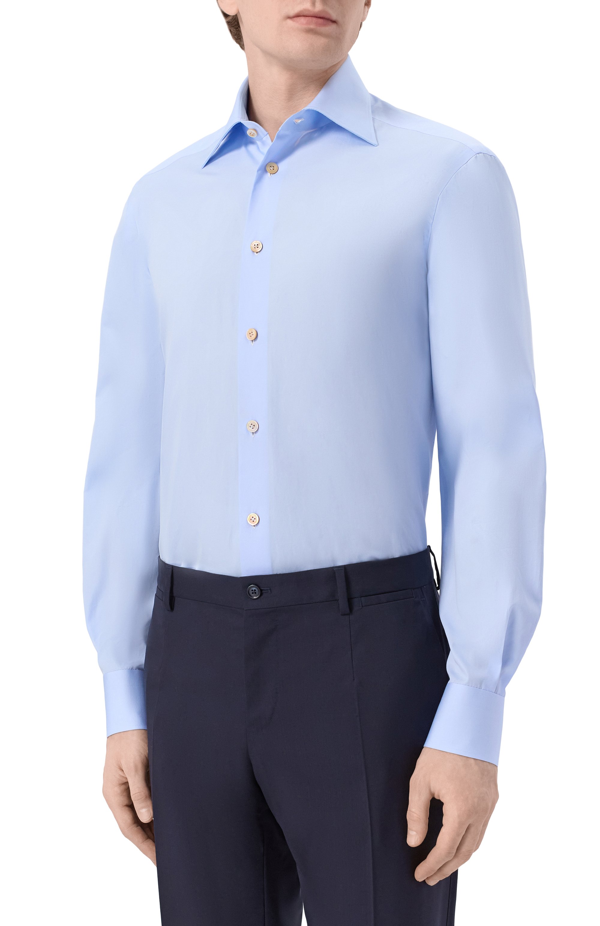 Хлопковая сорочка KITON, арт. UCCH06601, фото 3