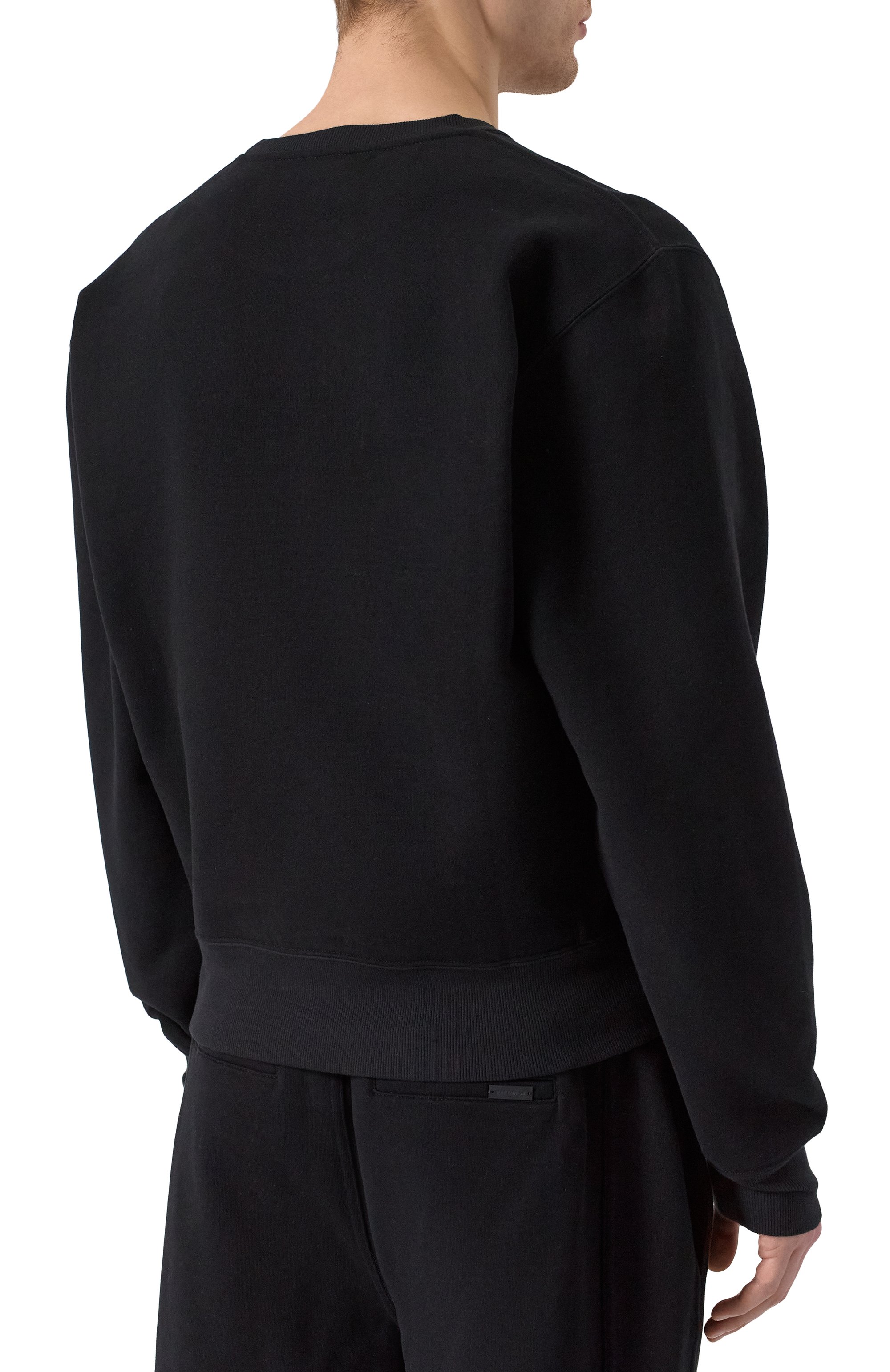 Хлопковый свитшот SAINT LAURENT черного цвета по цене 117000 руб., арт. 820127/Y36SW, фото 4 Хлопковый свитшот SAINT LAURENT, арт. 820127/Y36SW, фото 4