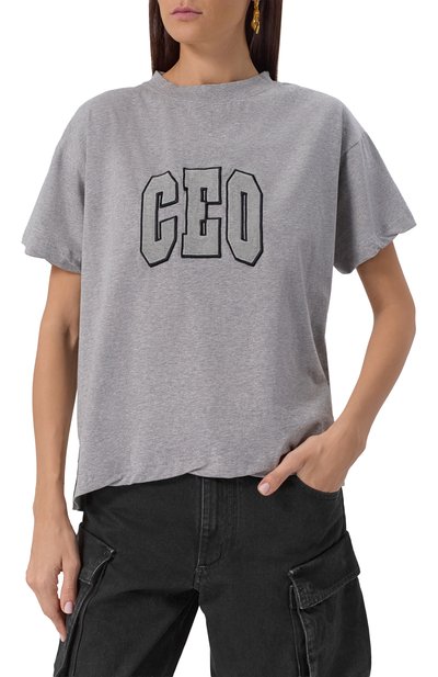 Хлопковая футболка BALENCIAGA, арт. 826344/TSVP3, фото 3