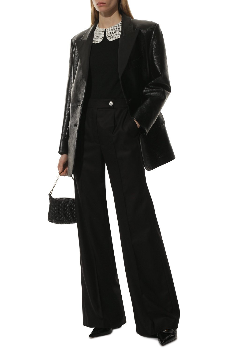 Шерстяной пуловер MIU MIU, арт. MML476-1Y9G-F0002, фото 2