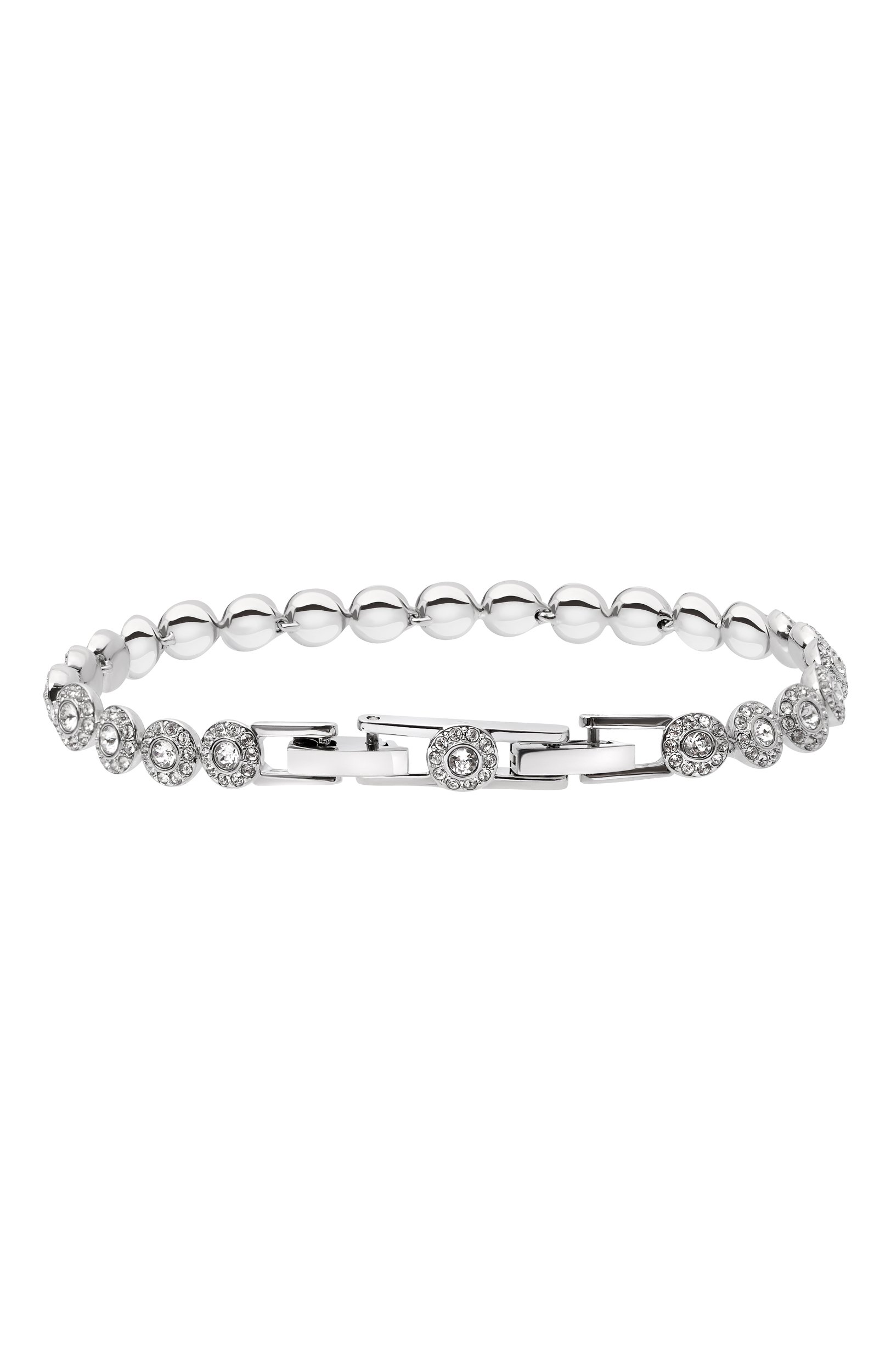 Браслет una angelic tennis SWAROVSKI серебряного цвета по цене 27550 руб., арт. 5071173, фото 3 Браслет una angelic tennis SWAROVSKI, арт. 5071173, фото 3