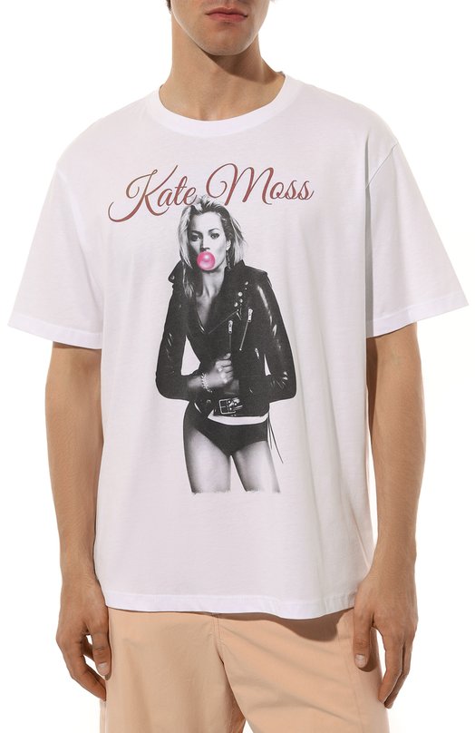 Хлопковая футболка Bisibiglio KATE M0SS BUBBLE Белый  KATE M0SS BUBBLE Фото 3