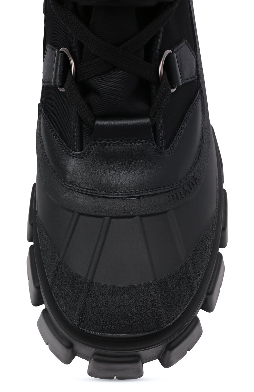 Комбинированные сапоги PRADA, арт. 2UE015-3LEO-F0002, фото 6