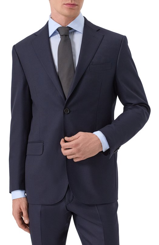 Шерстяной костюм Corneliani 946008-9488757_SET Синий  946008-9488757_SET Фото 3