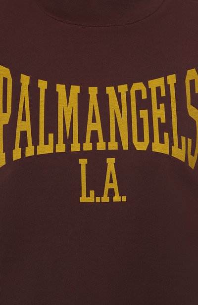 Хлопковая футболка PALM ANGELS, арт. PWAA020F24JER002, фото 5