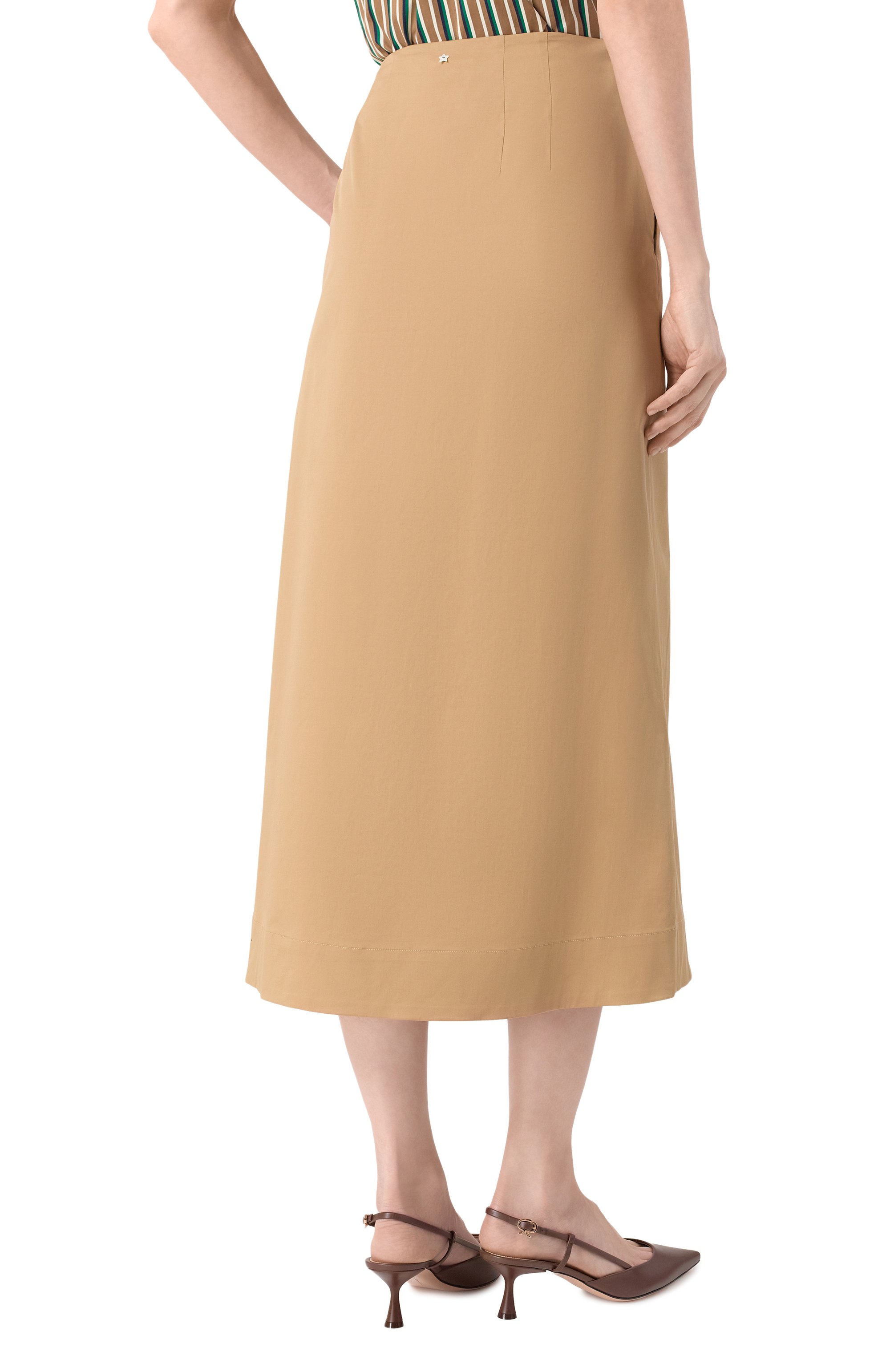 Хлопковая юбка LORENA ANTONIAZZI, арт. E2634G033D/4818, фото 4