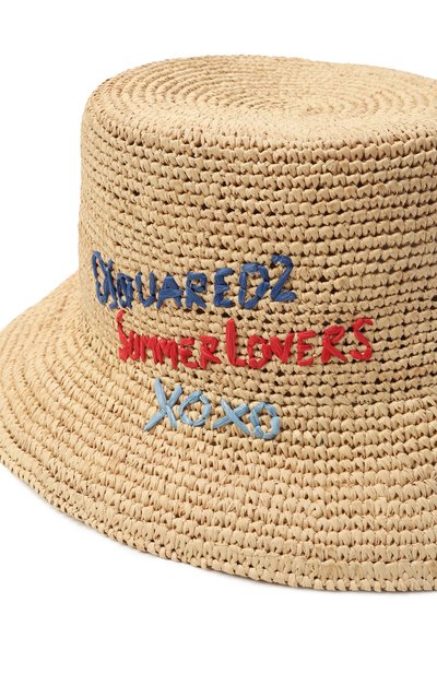 Панама из рафии DSQUARED2, арт. HAM0092, фото 4