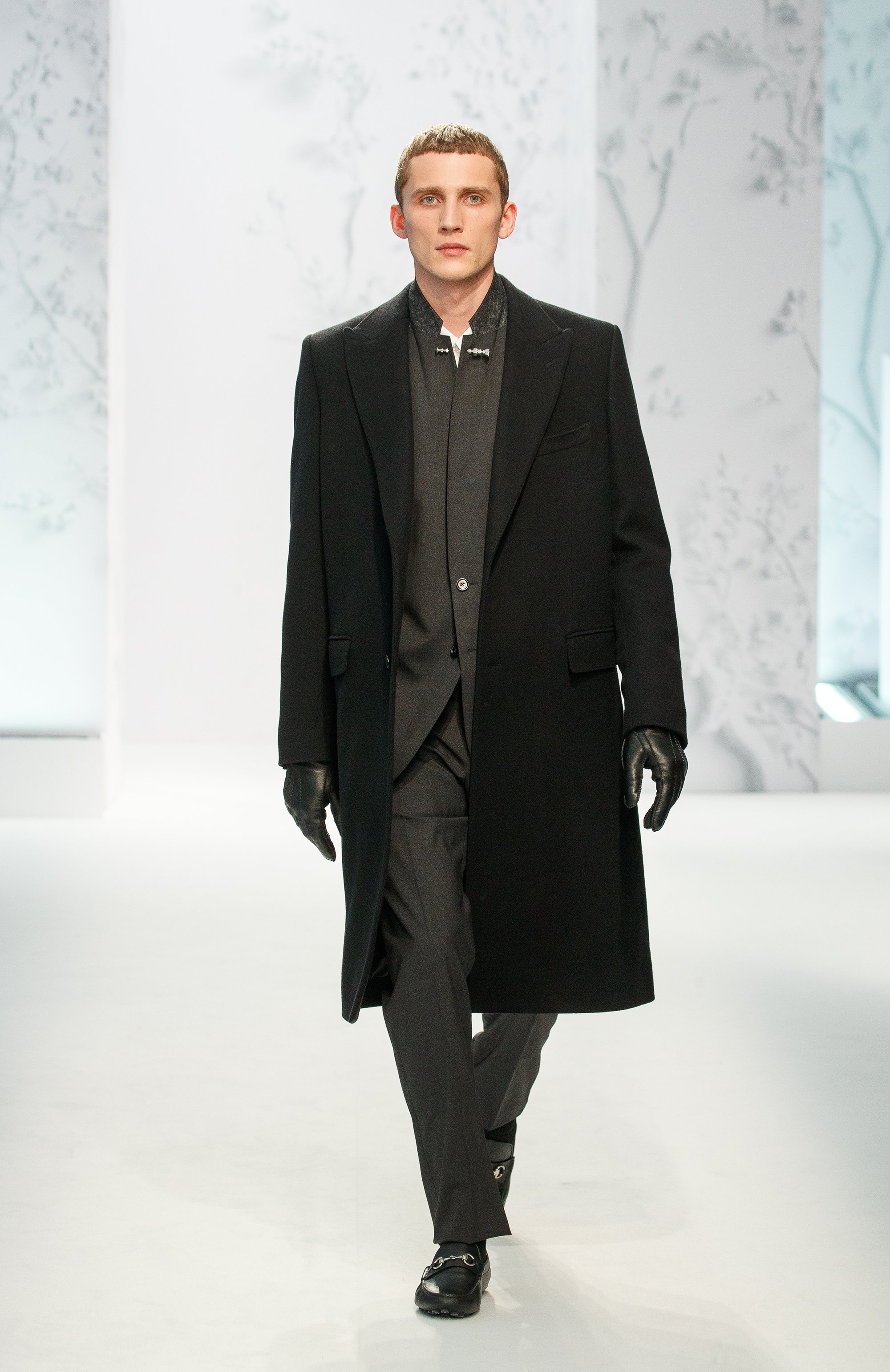 Кожаные мокасины GUCCI, арт. 765859/1XH00, фото 7