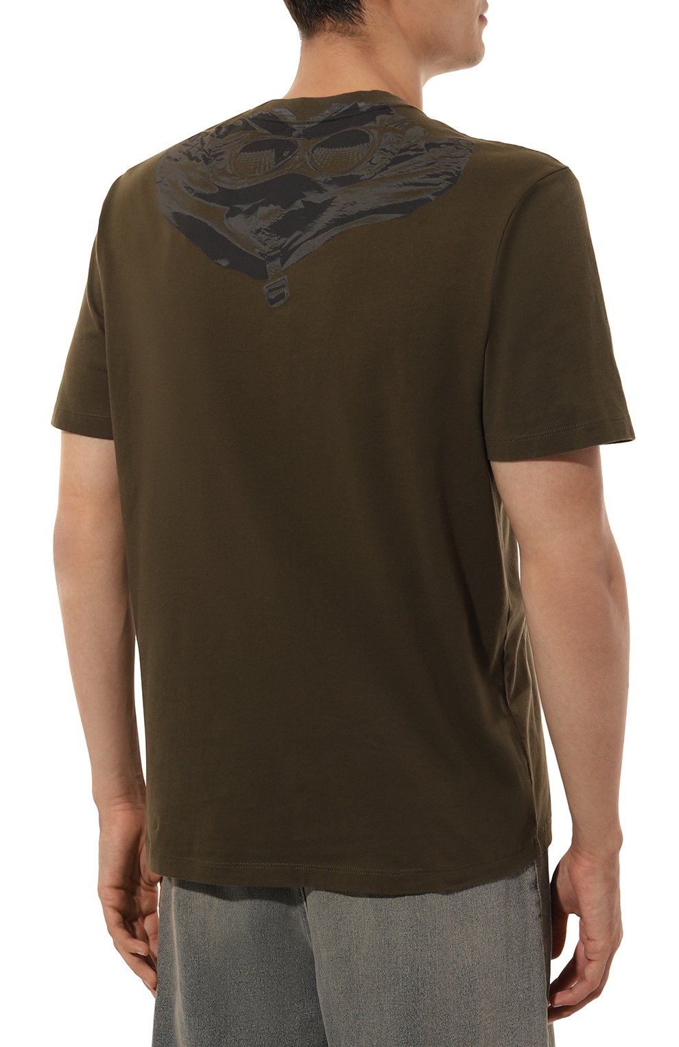 Хлопковая футболка C.P. COMPANY, арт. 17CMTS030A005100W, фото 4