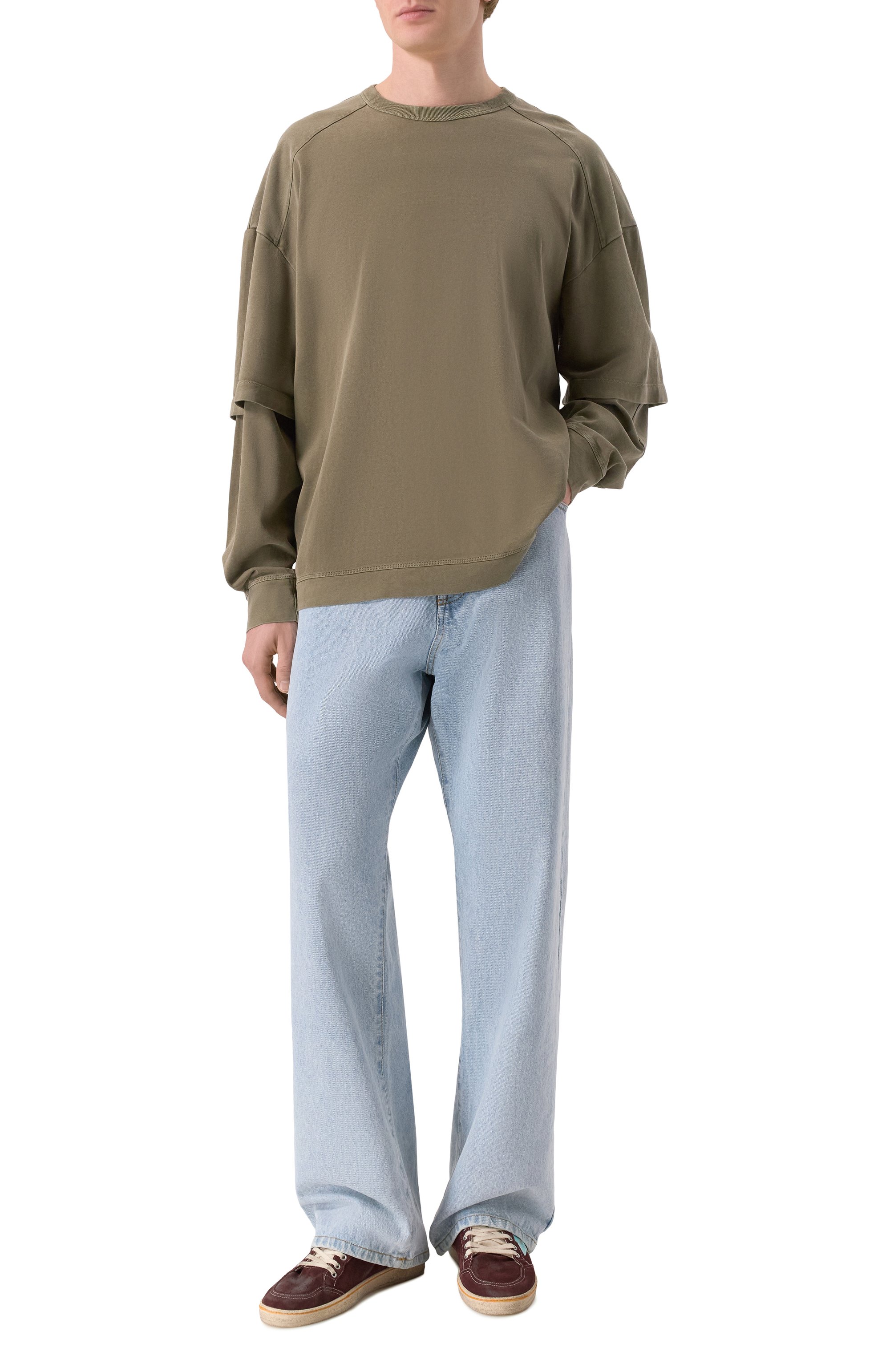 Замшевые кеды ball star  GOLDEN GOOSE DELUXE BRAND, арт. GMF00117.F007368, фото 2