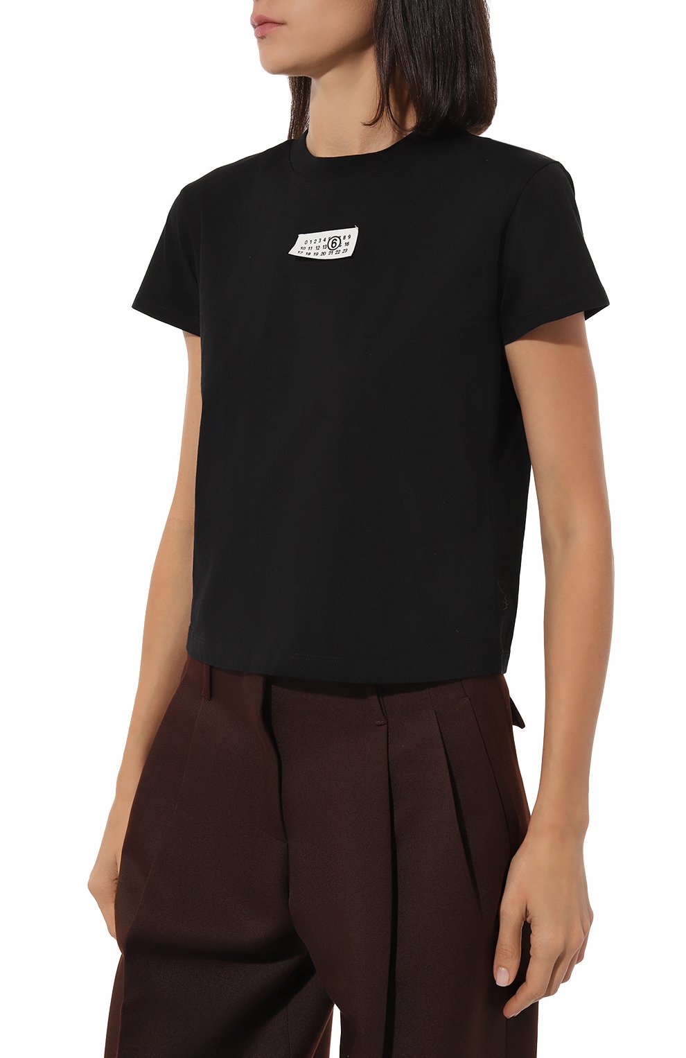 Хлопковая футболка MM6, арт. S52GC0296/S24311, фото 3