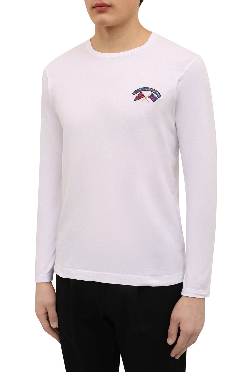 Хлопковый лонгслив PAUL&SHARK, арт. 22411501/C00, фото 3