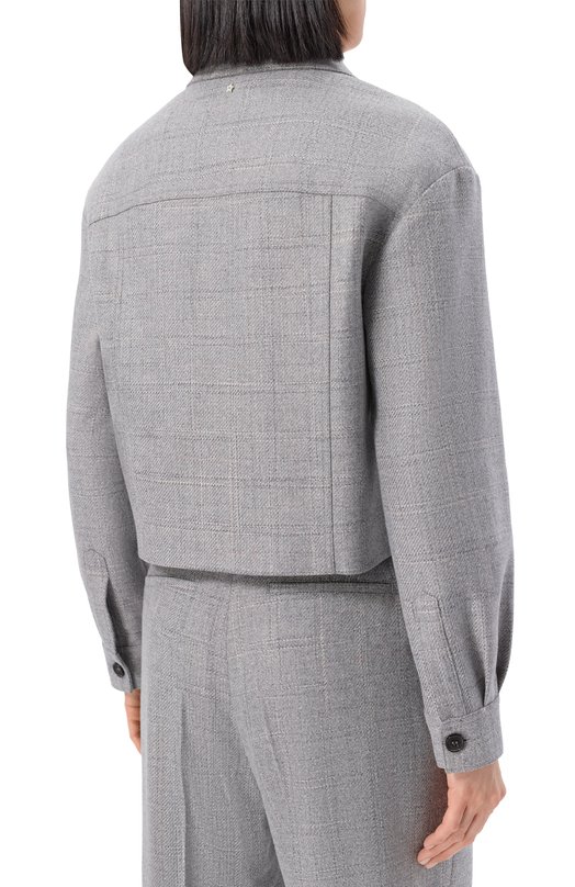Жакет из шерсти и вискозы Lorena Antoniazzi GA43A/5024 Серый  GA43A/5024 Фото 4