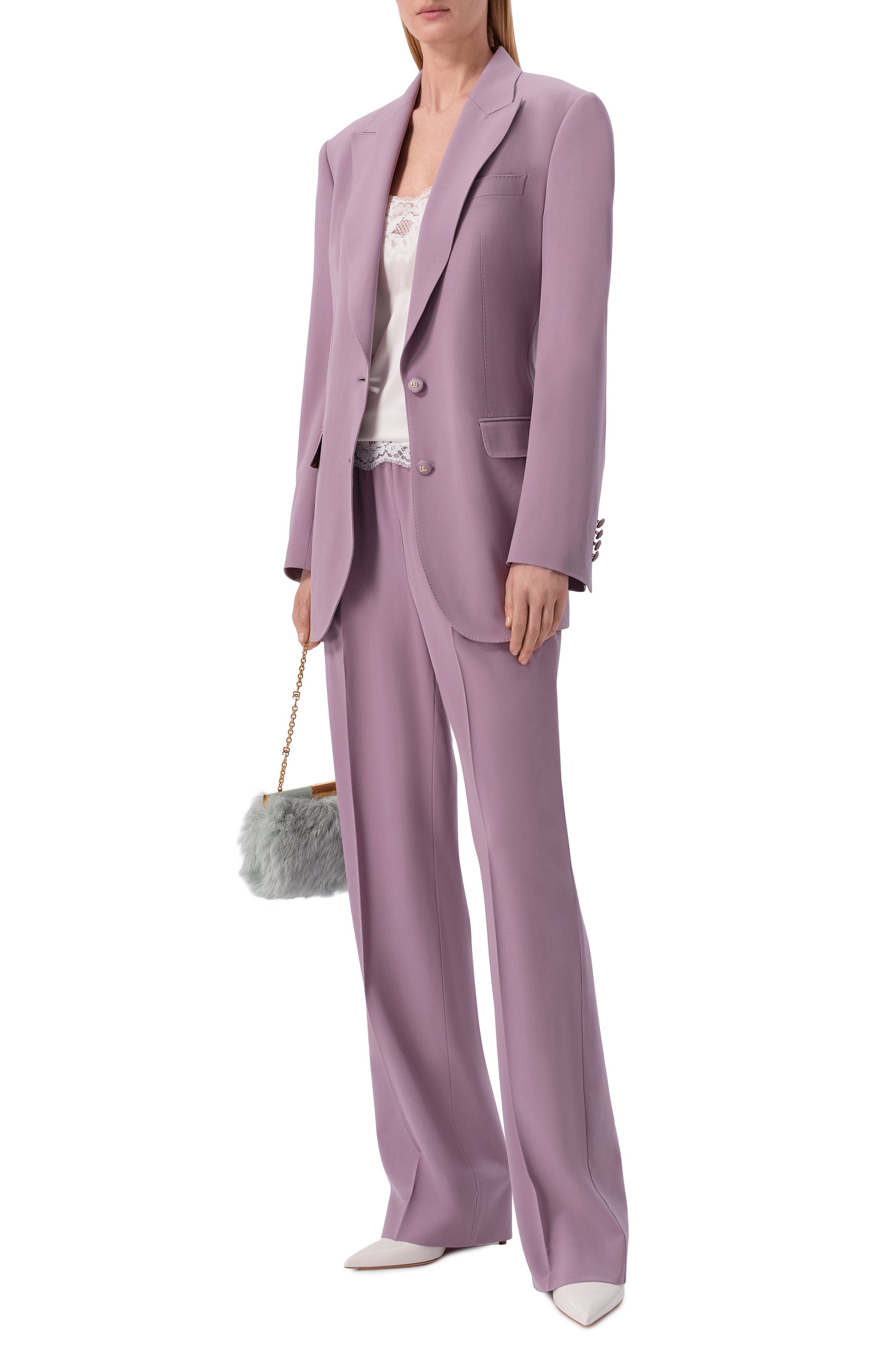 Шерстяные брюки DOLCE & GABBANA, арт. FTDIHT/FUBGC, фото 2