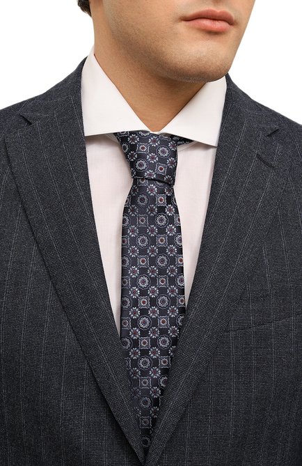 Мужской шелковый галстук CANALI, арт. 18/HJ04004