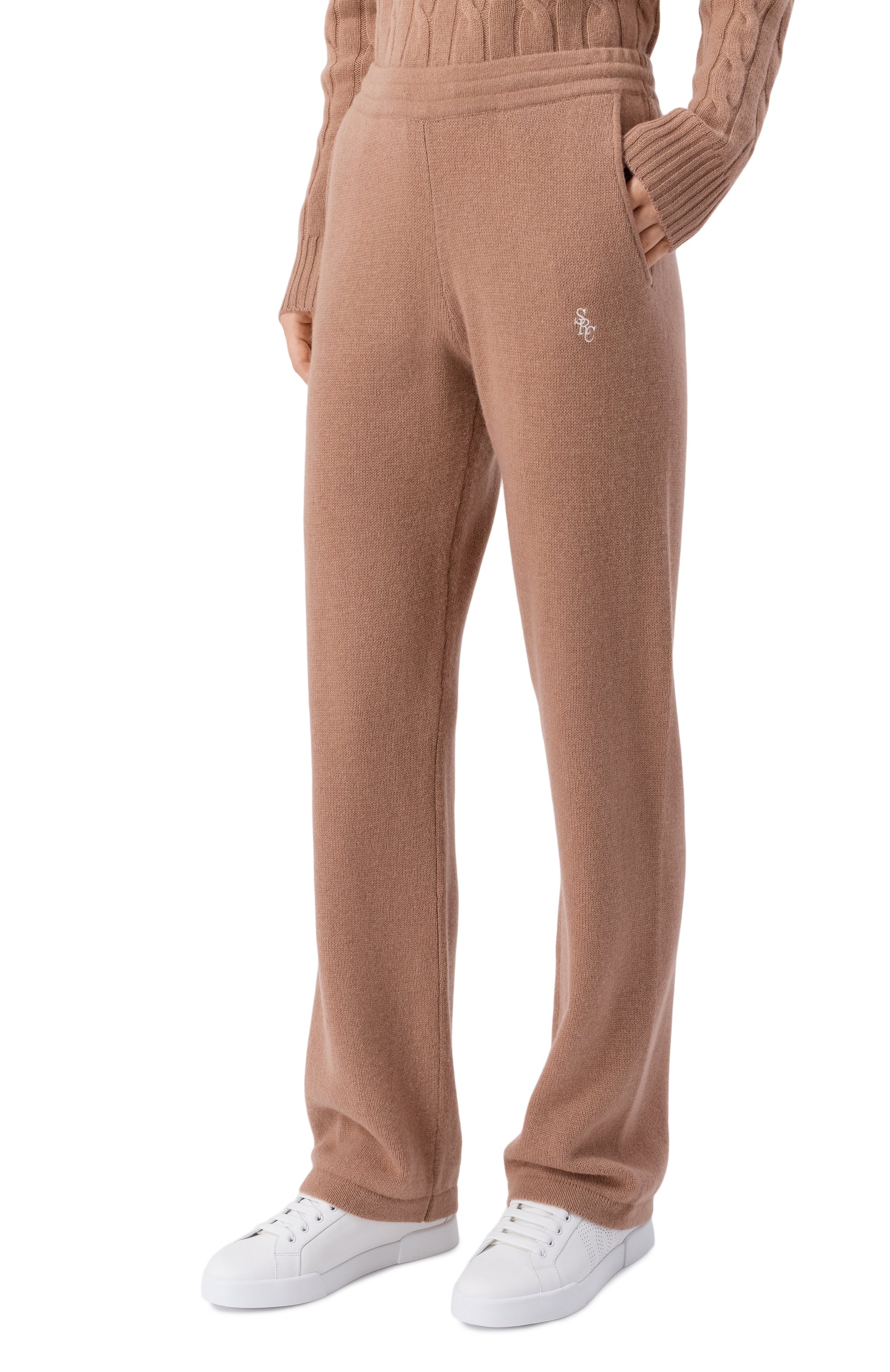 Брюки из кашемира и шерсти SPORTY AND RICH, арт. PA02764302BE02, фото 3