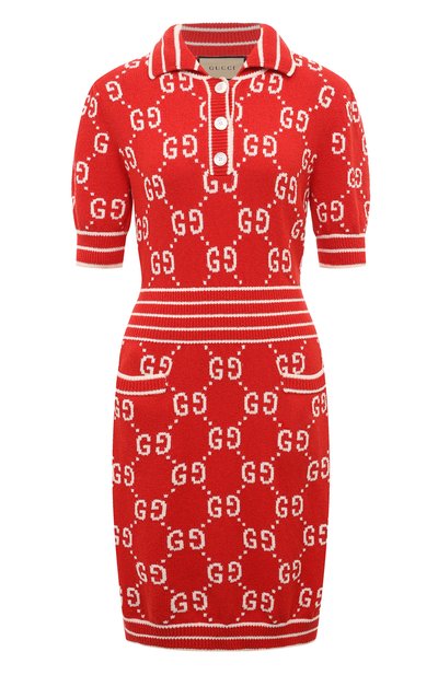 Хлопковое платье GUCCI, арт. 753920/XKCAN, фото 1