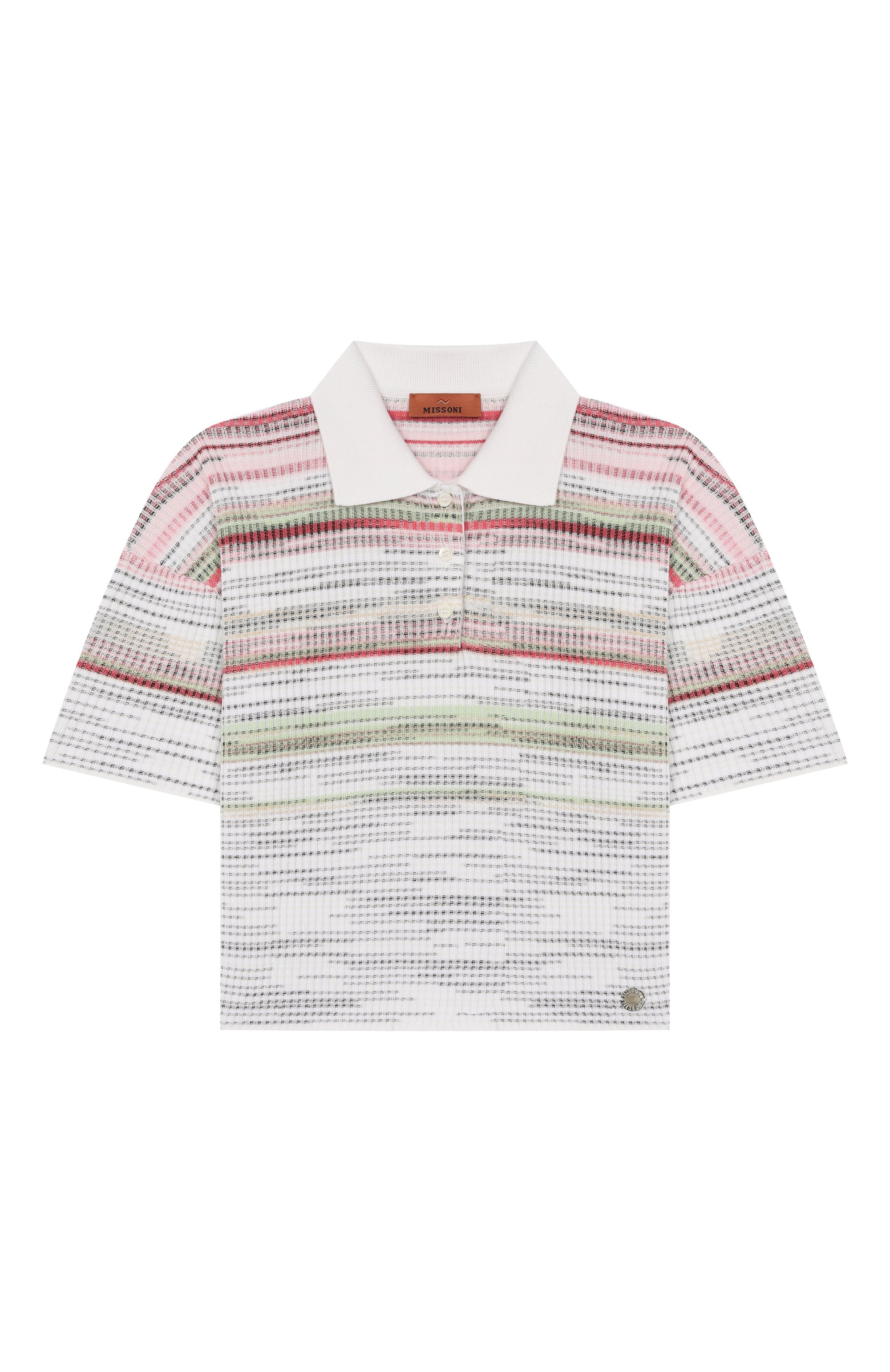 Поло из хлопка и вискозы MISSONI, арт. MY9A31/X0264_001, фото 1