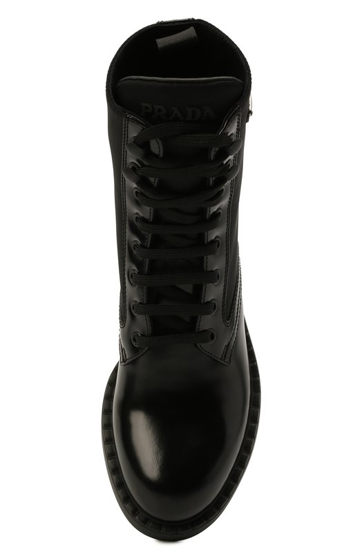 Кожаные ботинки Prada 1T782M-3LF7-F0002-B050 Чёрный  1T782M-3LF7-F0002-B050 Фото 6