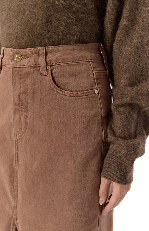 Джинсовая юбка Angela Paige 7348208-C197 Коричневый  7348208-C197 Фото 5