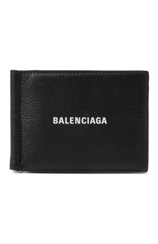 фото Кожаный зажим для купюр balenciaga