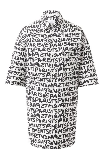 Женская хлопковая рубашка VETEMENTS, арт. UE64SH800WB