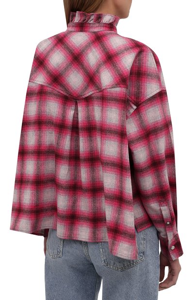 Шерстяная рубашка ISABEL MARANT ETOILE, арт. CH0747-21A012E/RILARIA, фото 4