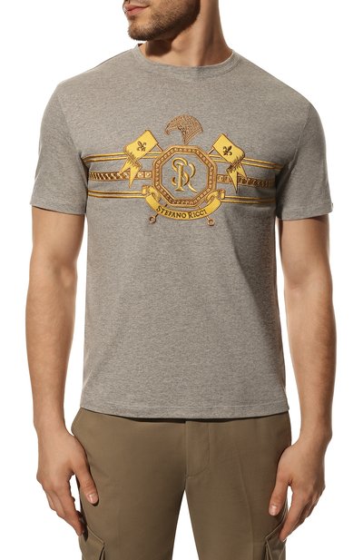 Хлопковая футболка STEFANO RICCI, арт. *MNH2301860/803C0, фото 3