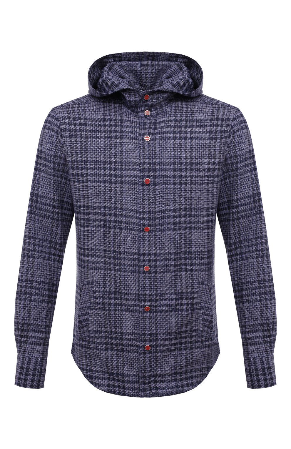 Рубашка из шерсти и шелка KITON, арт. UMCMARK0643C, фото 1