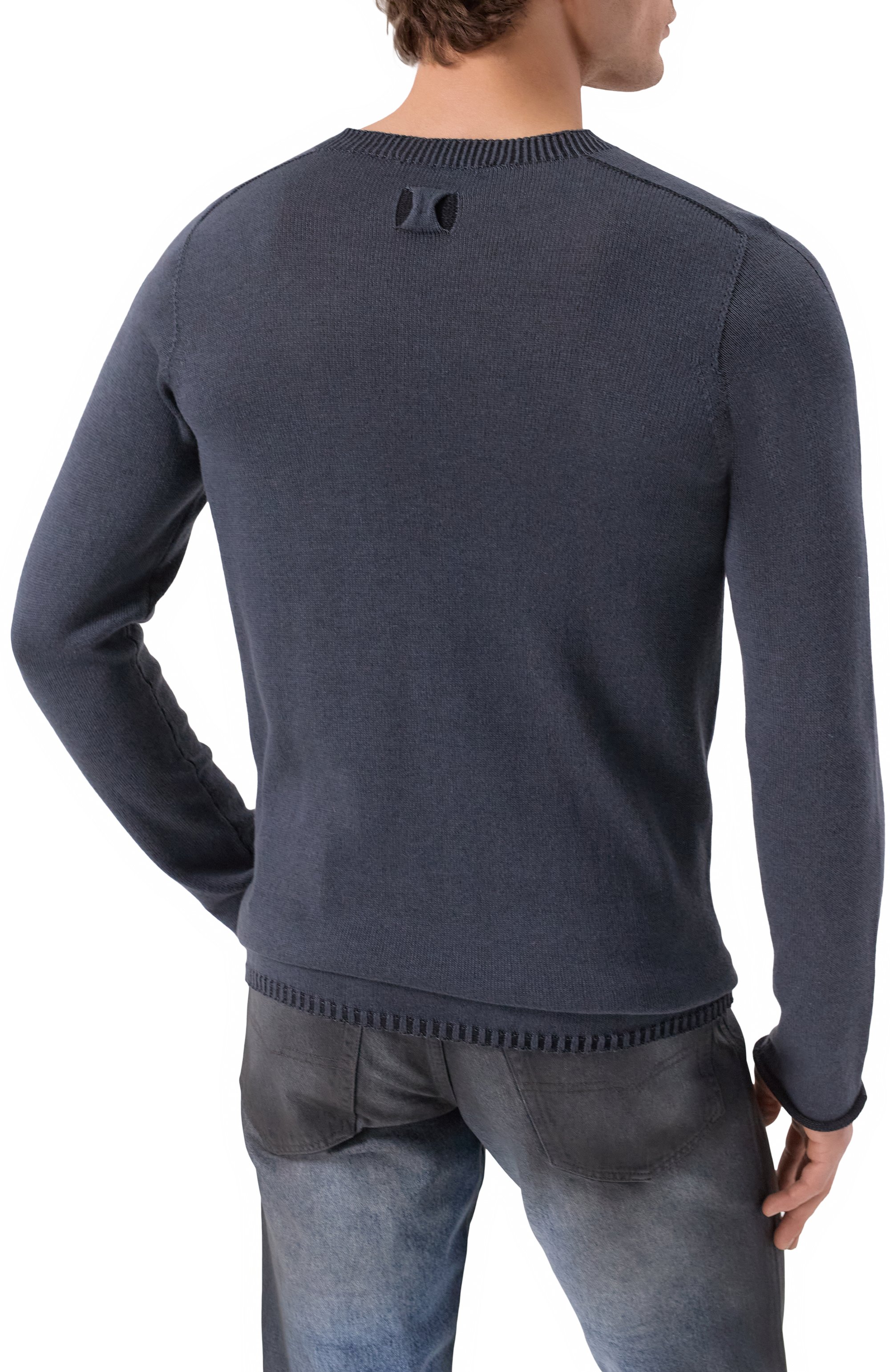 Джемпер из хлопка и кашемира HANNES ROETHER, арт. B0L10IDE.101.101, фото 4