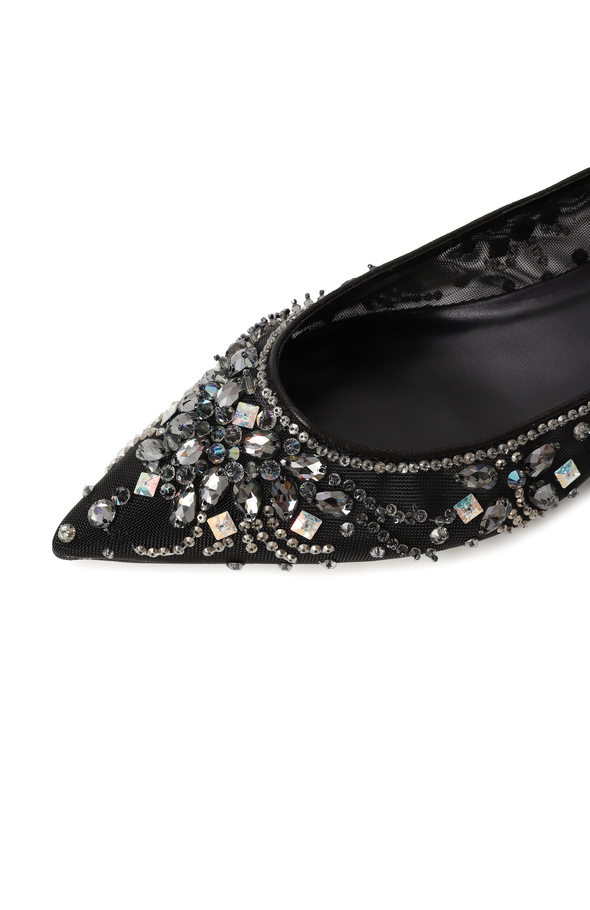 Текстильные балетки cinderella RENE CAOVILLA, арт. C11911-010/CRIN, фото 7