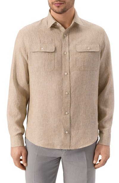 Льняная рубашка PAUL&SHARK, арт. 25413252/XL, фото 3