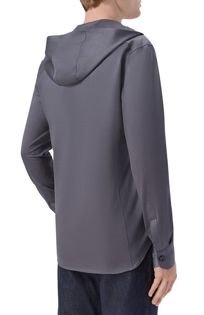 Хлопковая рубашка KITON, арт. UMCMARH09665, фото 4