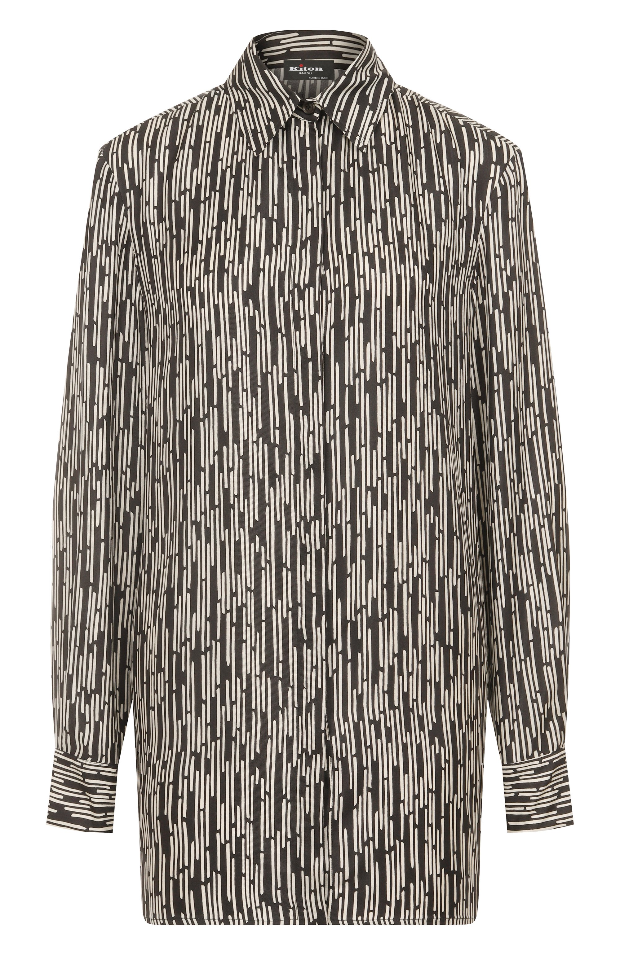 Шелковая рубашка KITON, арт. D55407K0586G06, фото 1
