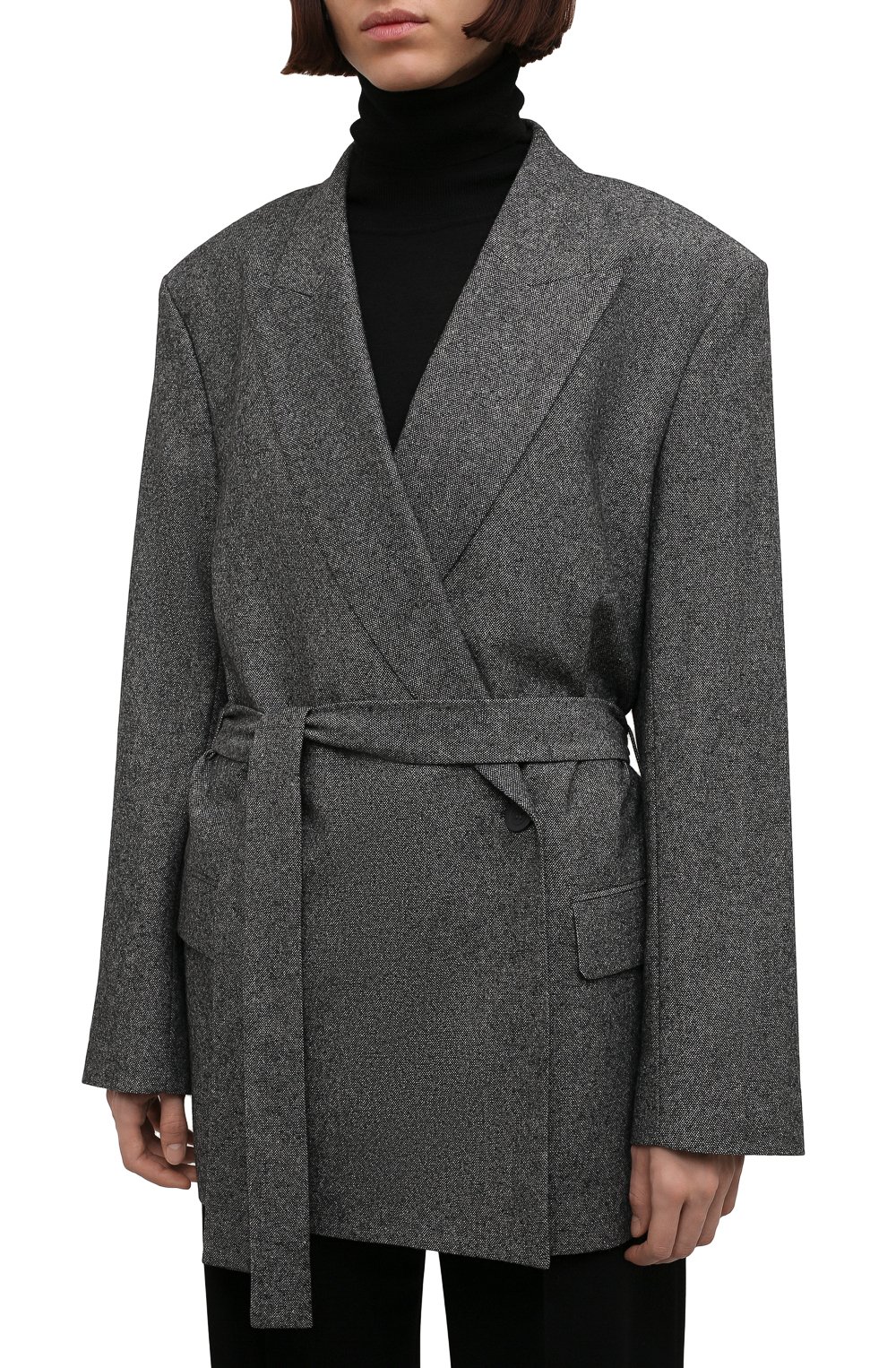 Жакет ACNE STUDIOS серого цвета по цене 69000 руб., арт. AH0160, фото 3 Жакет ACNE STUDIOS, арт. AH0160, фото 3