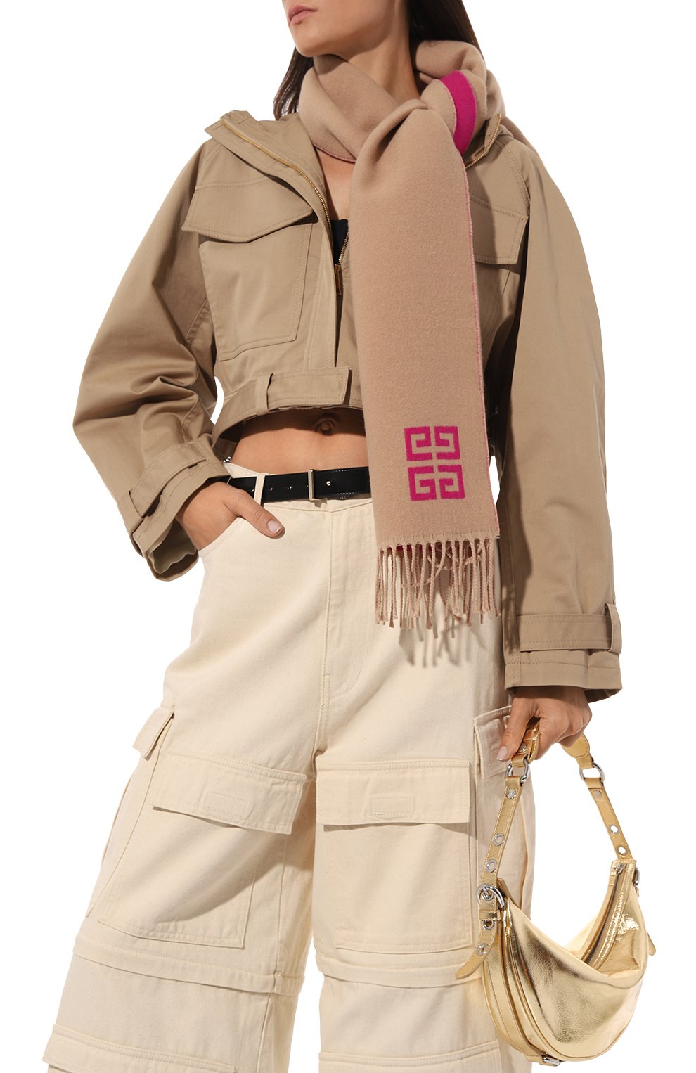 Шерстяной шарф GIVENCHY, арт. GW4518/J5283, фото 2