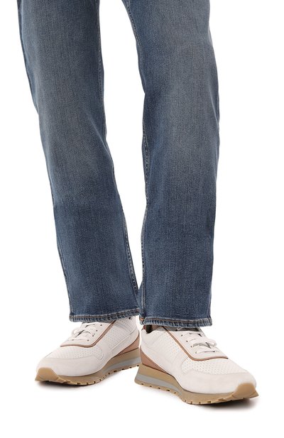 Кожаные кроссовки olimpo BRUNELLO CUCINELLI, арт. MZUKVB2161, фото 3