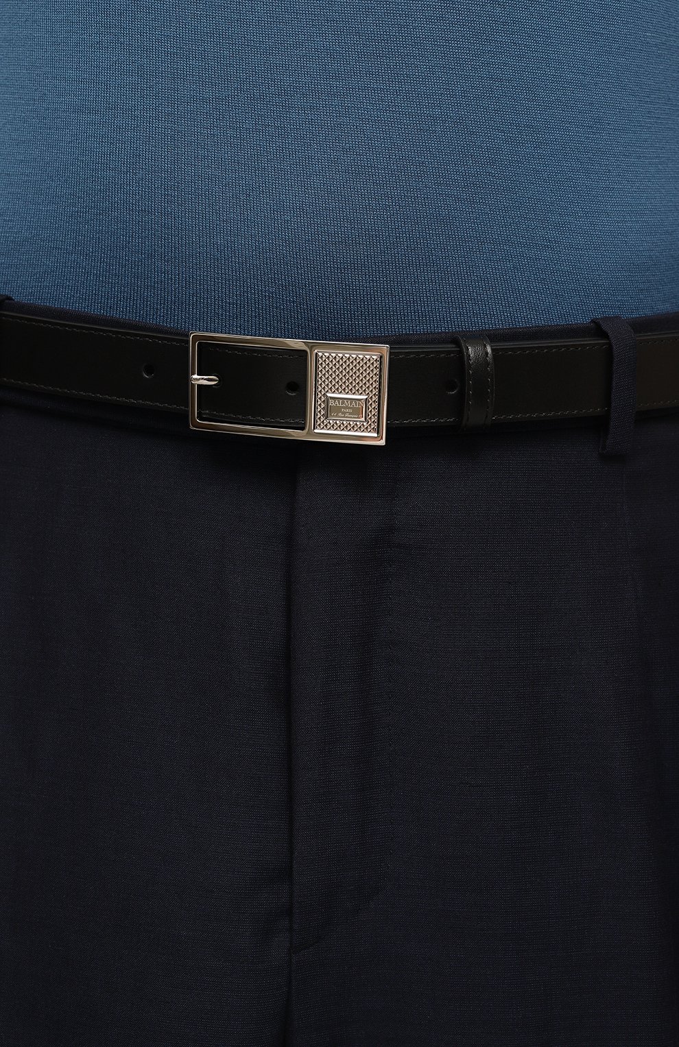 Кожаный ремень BALMAIN, арт. DM1WA026/LSLX, фото 2