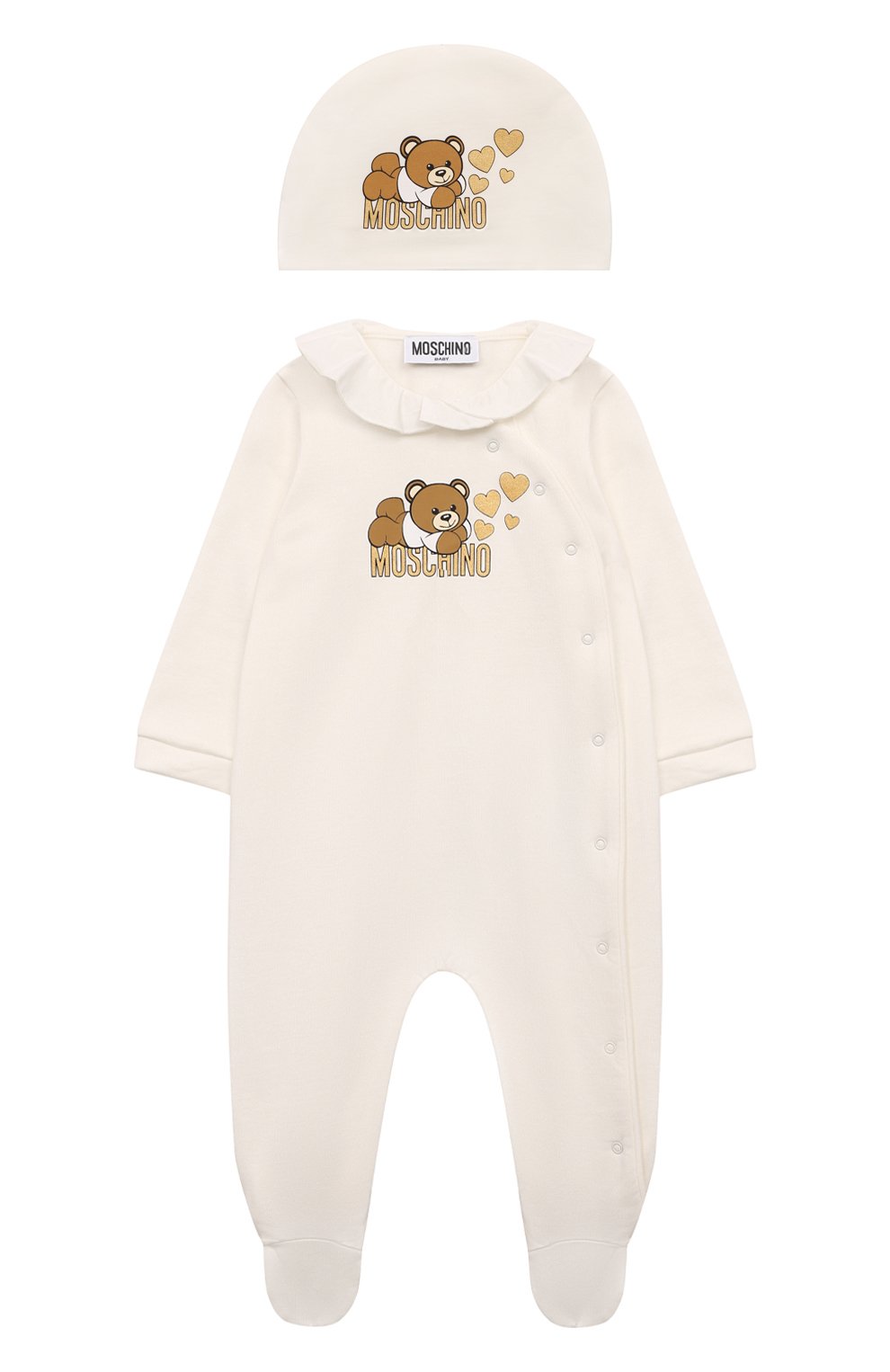 Комплект из комбинезона и шапки MOSCHINO, арт. MDY016/LCA80, фото 1