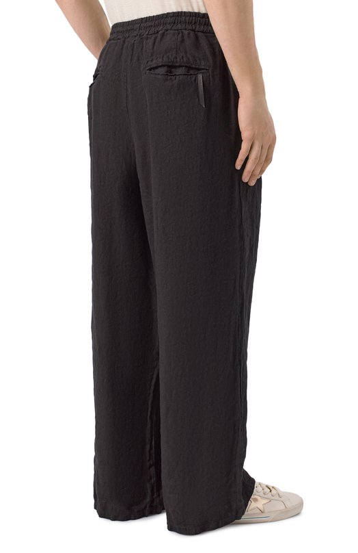 Льняные брюки Never Enough 2B6M218-148/MPA079 W142 Чёрный  2B6M218-148/MPA079 W142 Фото 4