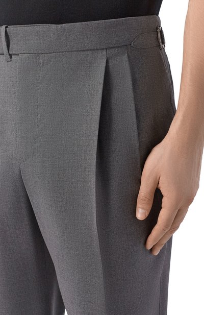 Шерстяные брюки DOLCE & GABBANA, арт. GP1A2T/HU2BL, фото 5