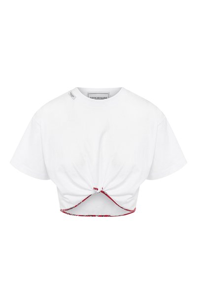 Женская хлопковая футболка FORTE DEI MARMI COUTURE, арт. FDMC SS19 15