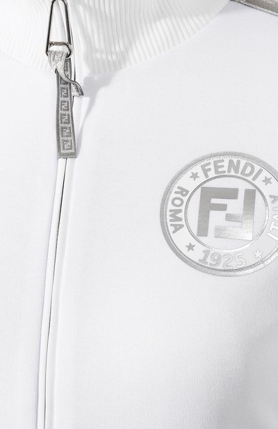 Кардиган FENDI белого цвета по цене 59500 руб., арт. FAF069 AB7F, фото 5 Кардиган FENDI, арт. FAF069 AB7F, фото 5