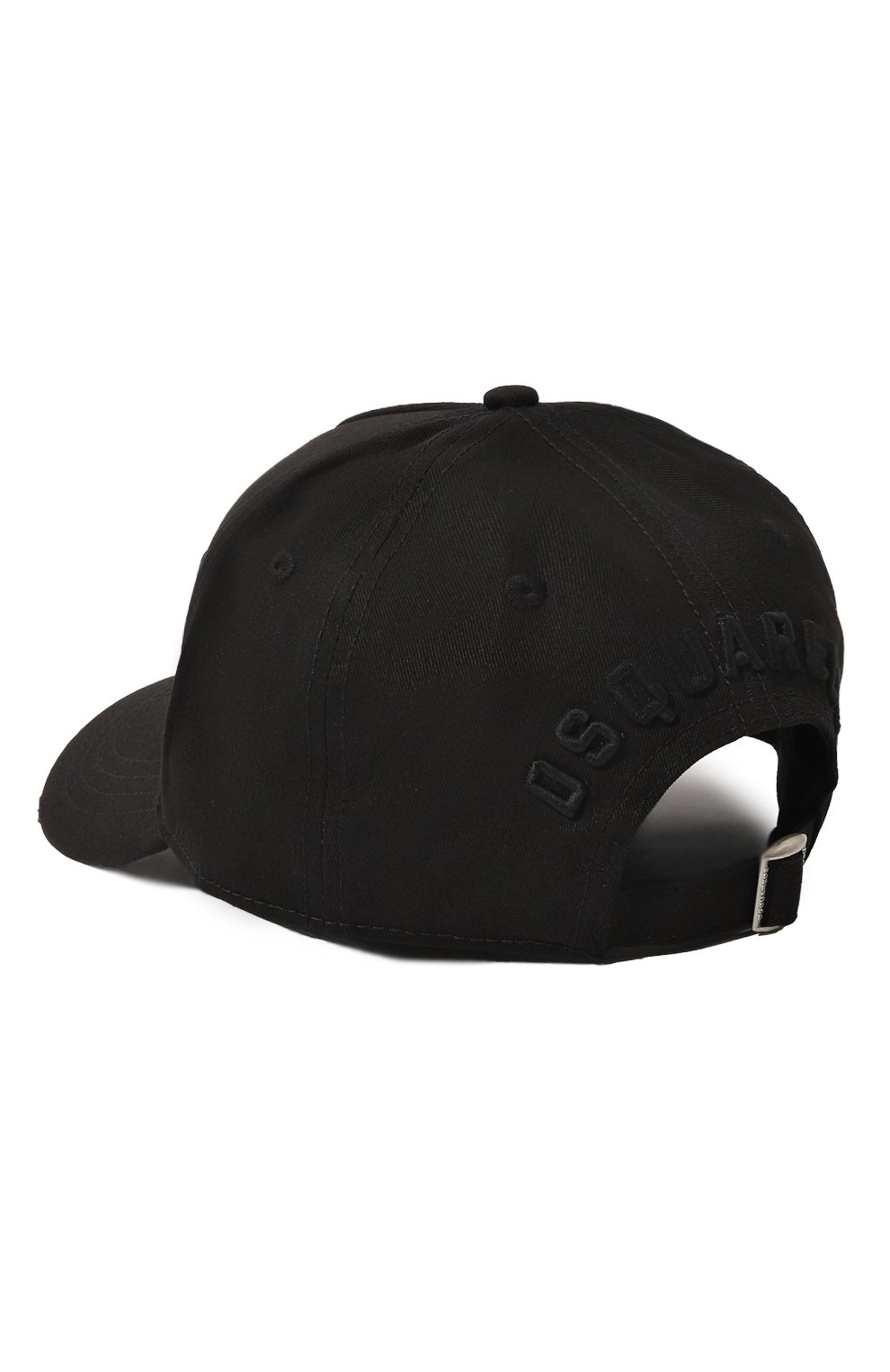 Хлопковая бейсболка DSQUARED2 черного цвета по цене 16500 руб., арт. BCM4001 05C00001, фото 2 Хлопковая бейсболка DSQUARED2, арт. BCM4001 05C00001, фото 2