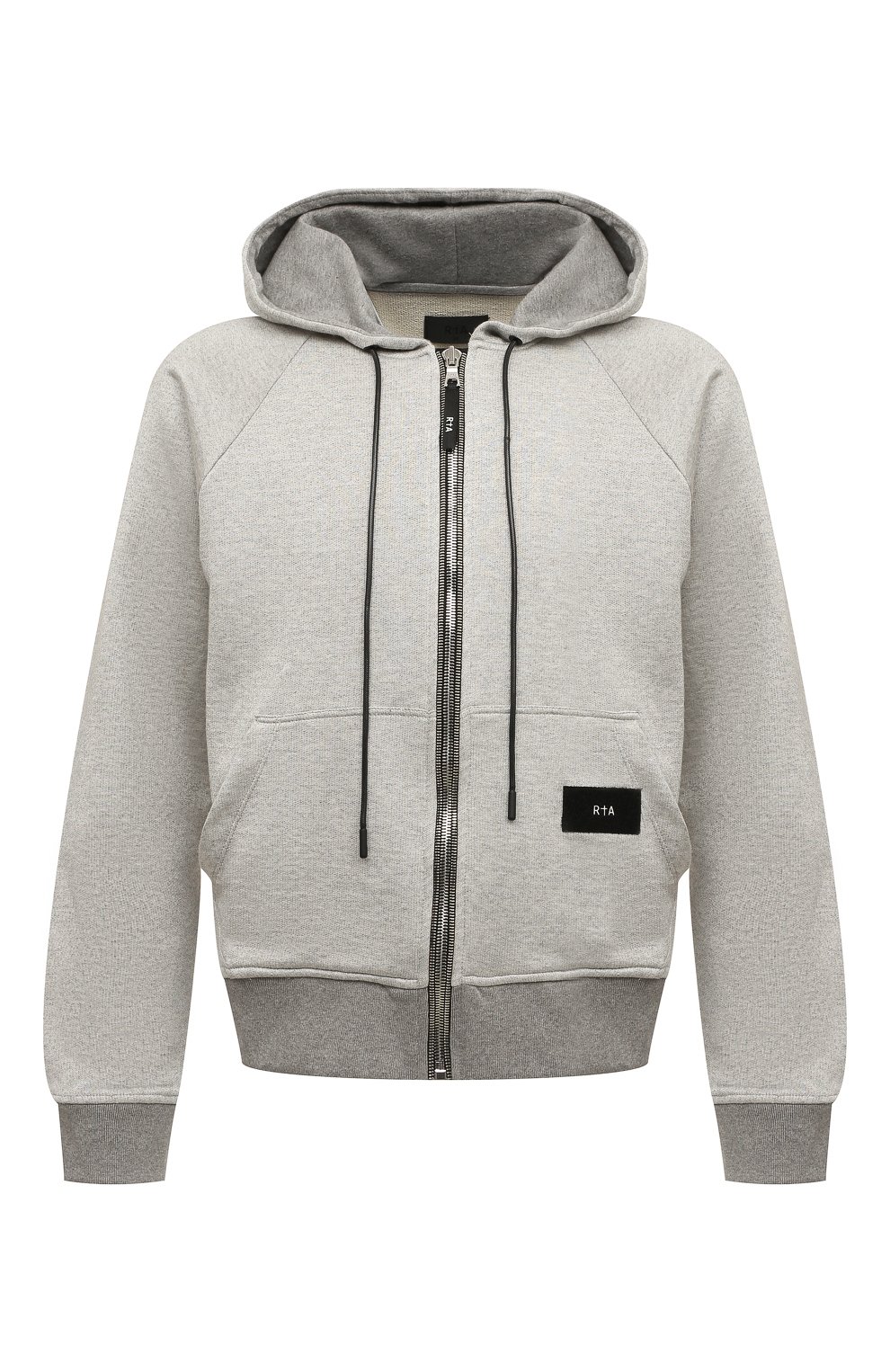 Хлопковая толстовка RTA, арт. MS22-A786-7288LTGRY, фото 1