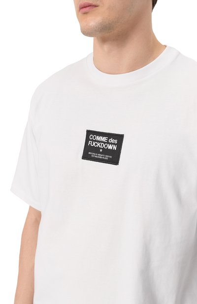Хлопковая футболка COMME DES FUCKDOWN, арт. CFABM01526, фото 5