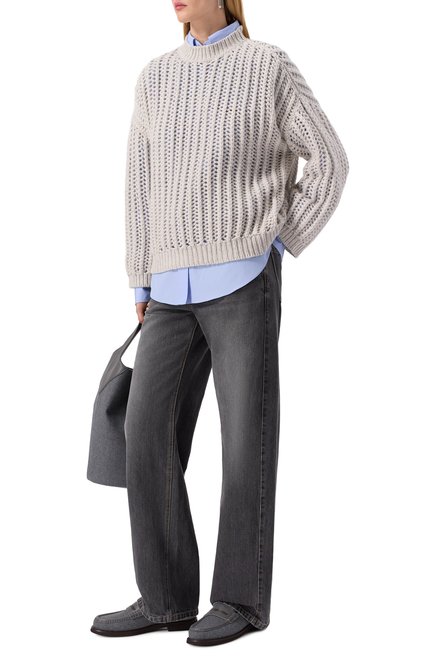 Женские текстильные пенни-лоферы BRUNELLO CUCINELLI, арт. MZ26G3012P